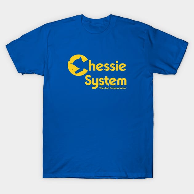 The Chessie System_side T-Shirt by BUNNY ROBBER GRPC